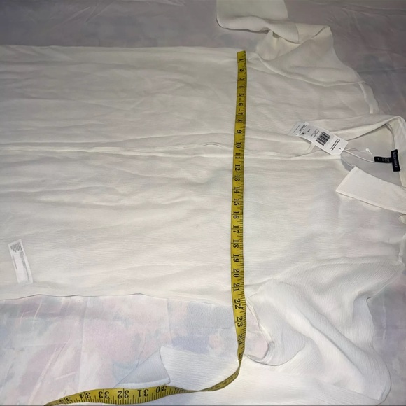 Eileen Fisher Bone Sheer  Open Front Silk Open  Long Jacket NWT - Picture 12 of 14